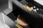 Komplett baderomspakke ADEL BLACK 120 cm – dobbelservant, Geberit, vegghengt toalett og Hansgrohe  